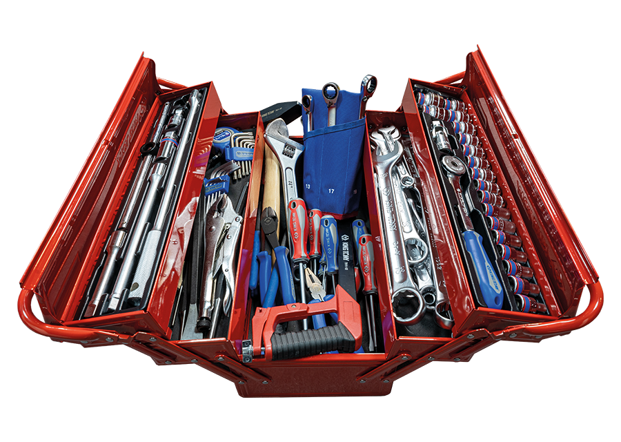 Caisse à outils complète avec 100 outils King Tony